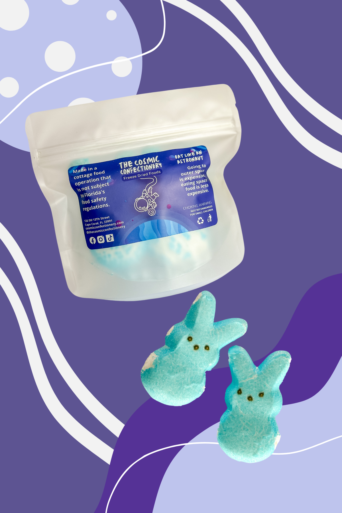 Freeze Dried Galactic Marshmallows - Blue Bunnies